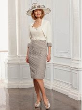 71126 Dress - Alabaster/Cinnamon (Condici)